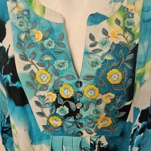 Soft Surroundings Catamara Tunic Top Size 2X EUC - Picture 6 of 8